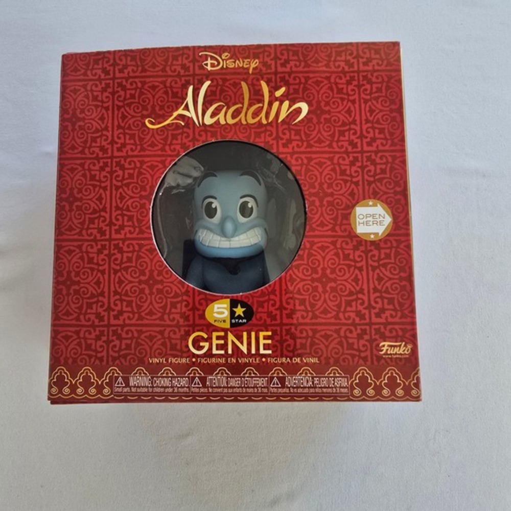 🆕️ *NWT* Disney‎ Aladdin 5 Star Genie Vinyl Figure Funko 2018 Boxed New